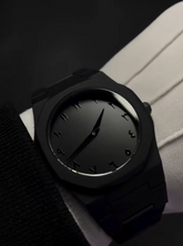 Black Arabic Aura Fiber Watch