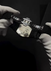 Black Arabic Aura Fiber Watch