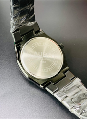 Black Arabic Aura Stainless Steel Watch