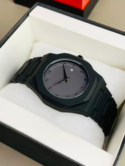 🕰️ Black Arabic Aura – Heavyweight Matte Finish Watch