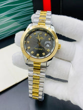 Rolex oyster perpetual two tone with Grey dial and date