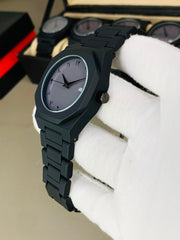 🕰️ Black Arabic Aura – Heavyweight Matte Finish Watch