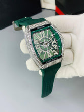 Denvosi-Inspired Diamond Yachting Watch Green Dial