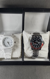Combo-Deal 8 (Rolex GMT Master II Coca-Cola & White Arabic Aura)