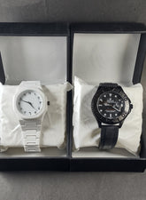 Combo-Deal 3 (Rolex Yacht-Master – Silver Edition & White Arabic Aura)