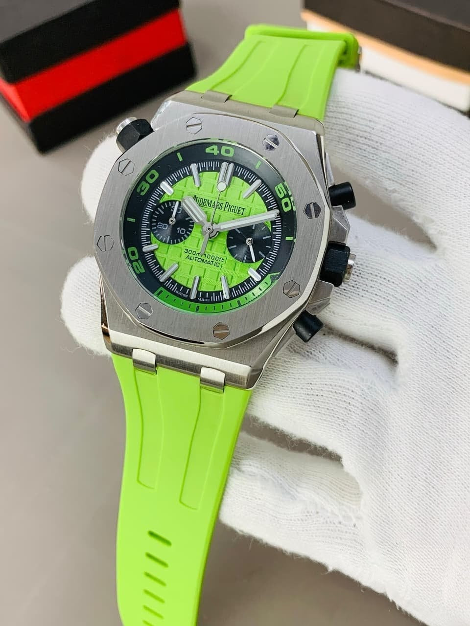 AUDEMARS PIGUET "A.P"
MASTAR COPY WITH PREMIUM BOX