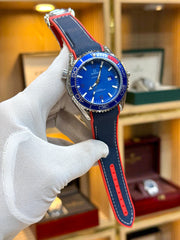 OMEGA Blue Dial (Black and Red belt)
