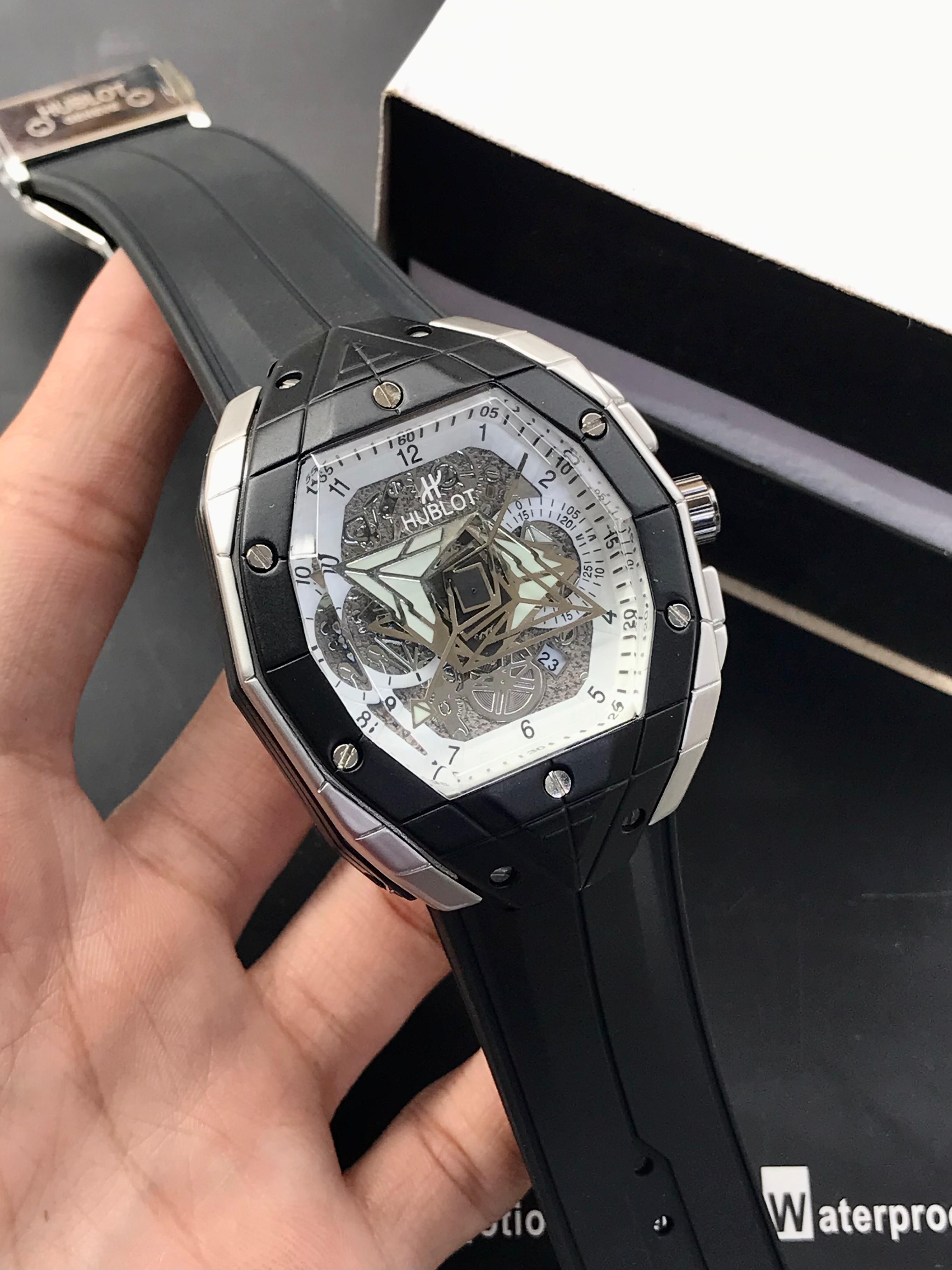 Hublot-Spider Inspired Geometric Skeleton Watch (Heavyweight)