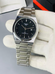 Tissot PRX Powermatic 80 Black Dial Stainless Steel Watch